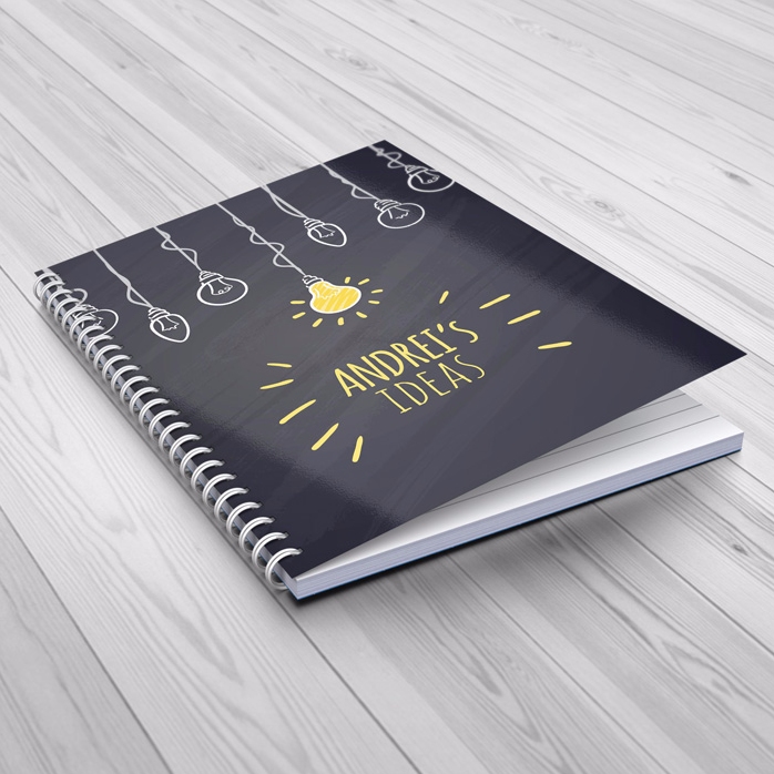 Carnet de notes personnalisé - Bright Ideas