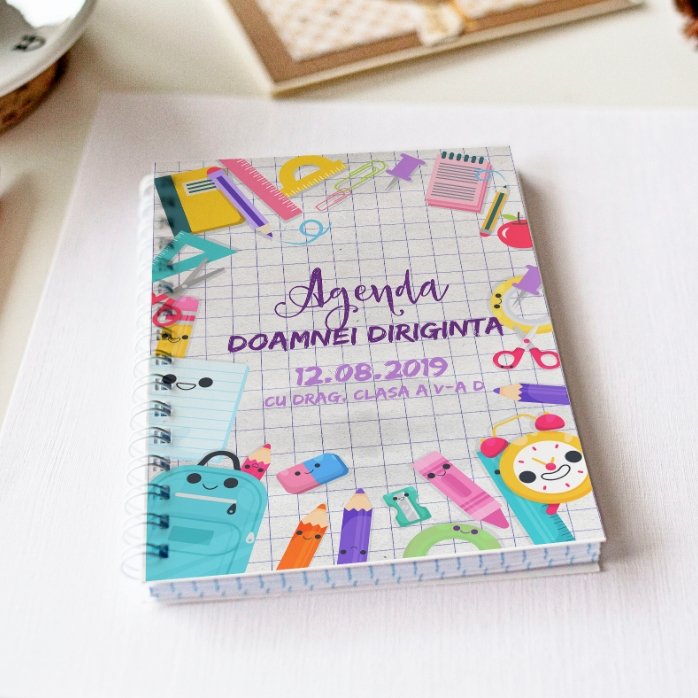 Carnet personnalisé avec texte - Agenda de l