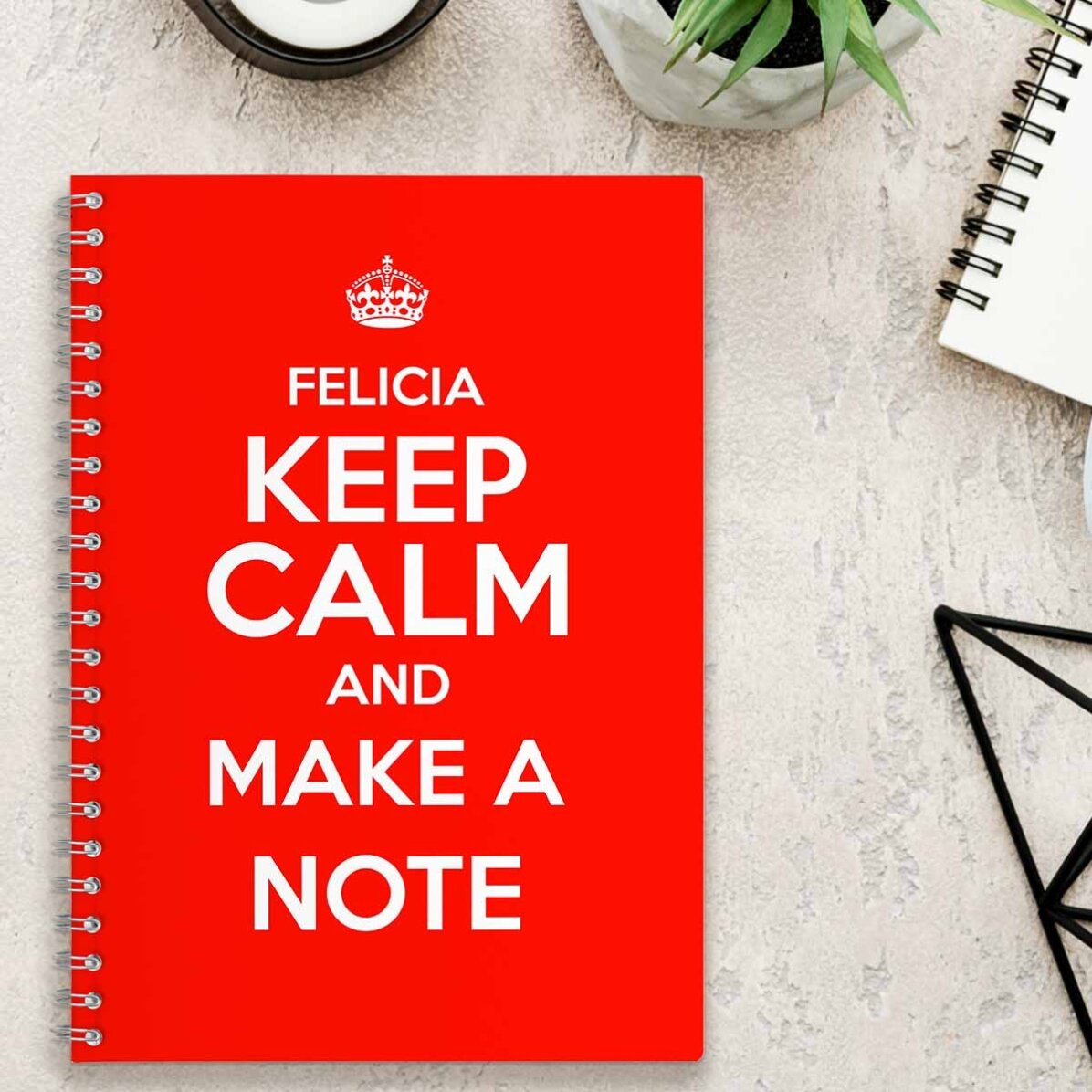 Gepersonaliseerd notitieboekje - keep calm