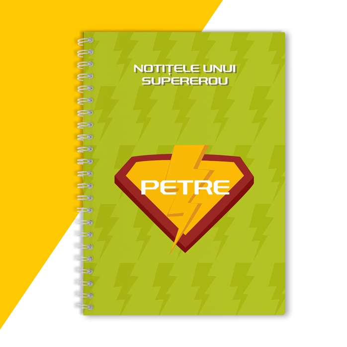 Gepersonaliseerde notitieboekje - Superheld