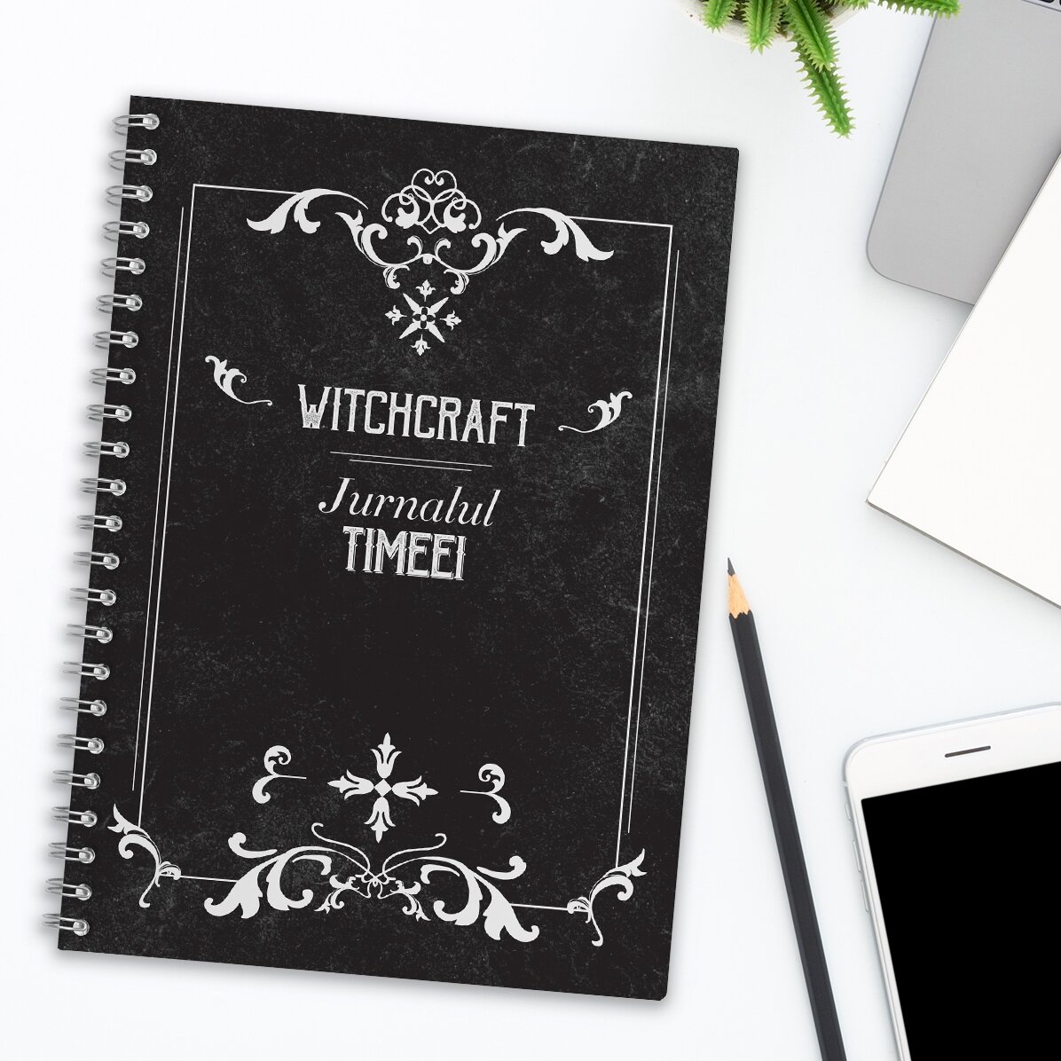 Gepersonaliseerde notitieboekje met de tekst ‘Witchcraft’
