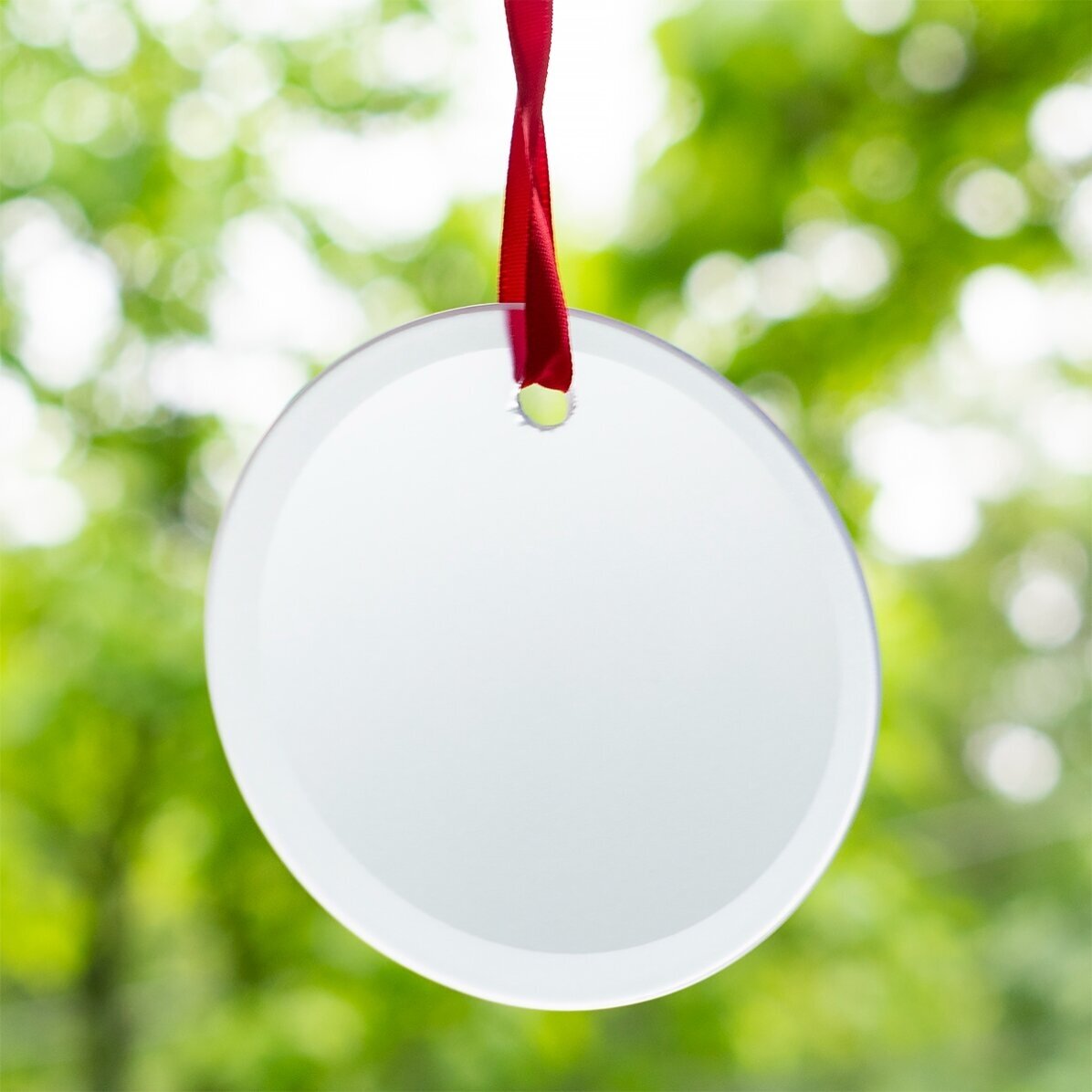 Rond ornament met eigen logo