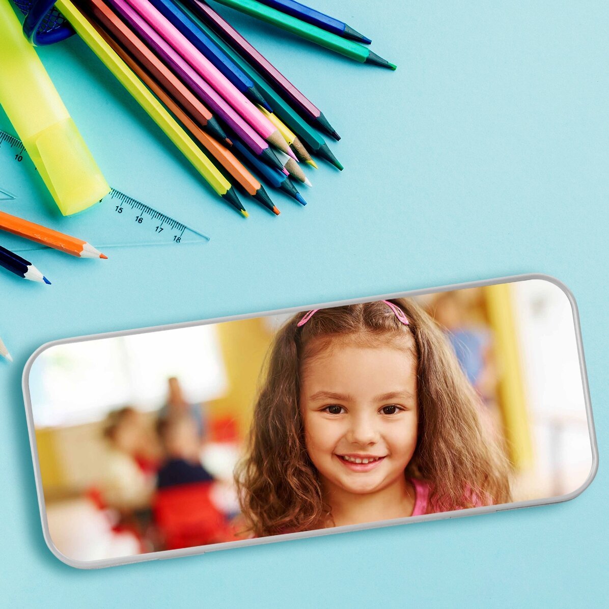Gepersonaliseerd etui met een foto