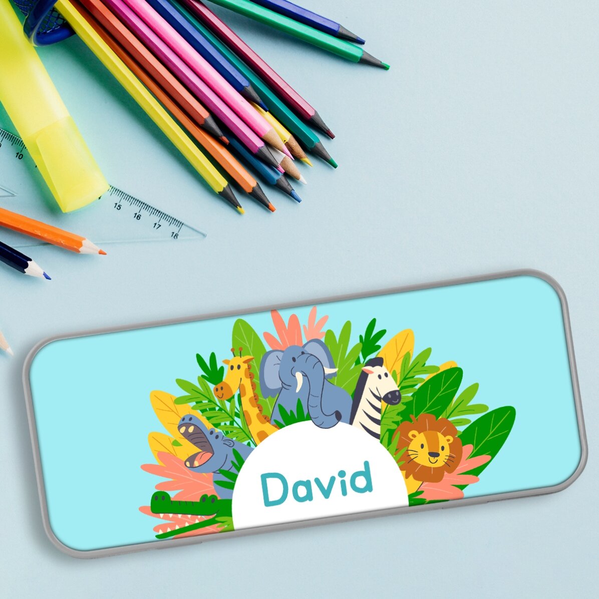 Trousse personnalisée avec inscription - Animaux