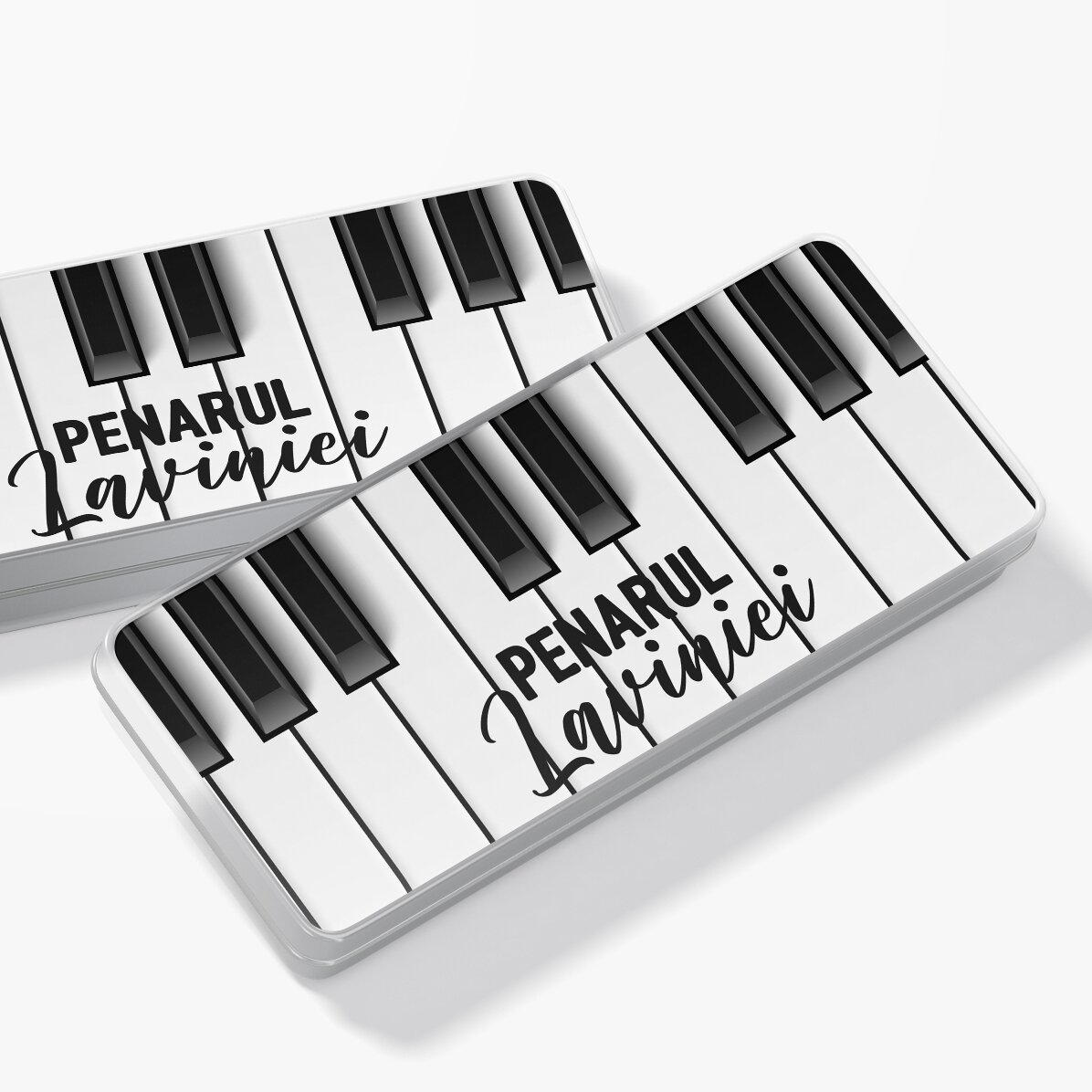 Gepersonaliseerd etui met tekst - Piano