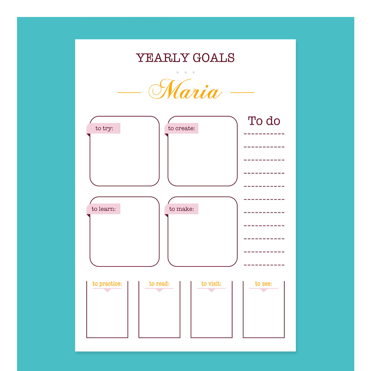 Gepersonaliseerde planners