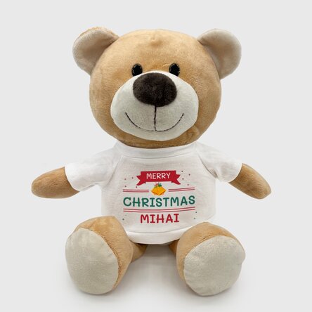 Plus een beertje met naam erop - Merry Christmas