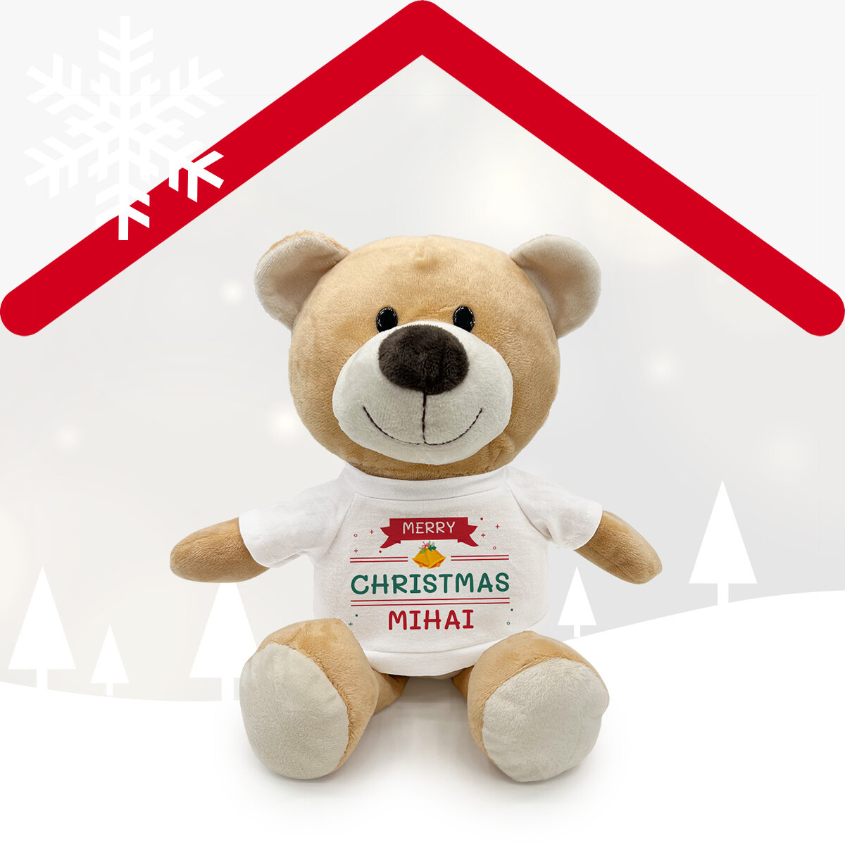 Pluche knuffels voor Kerstmis