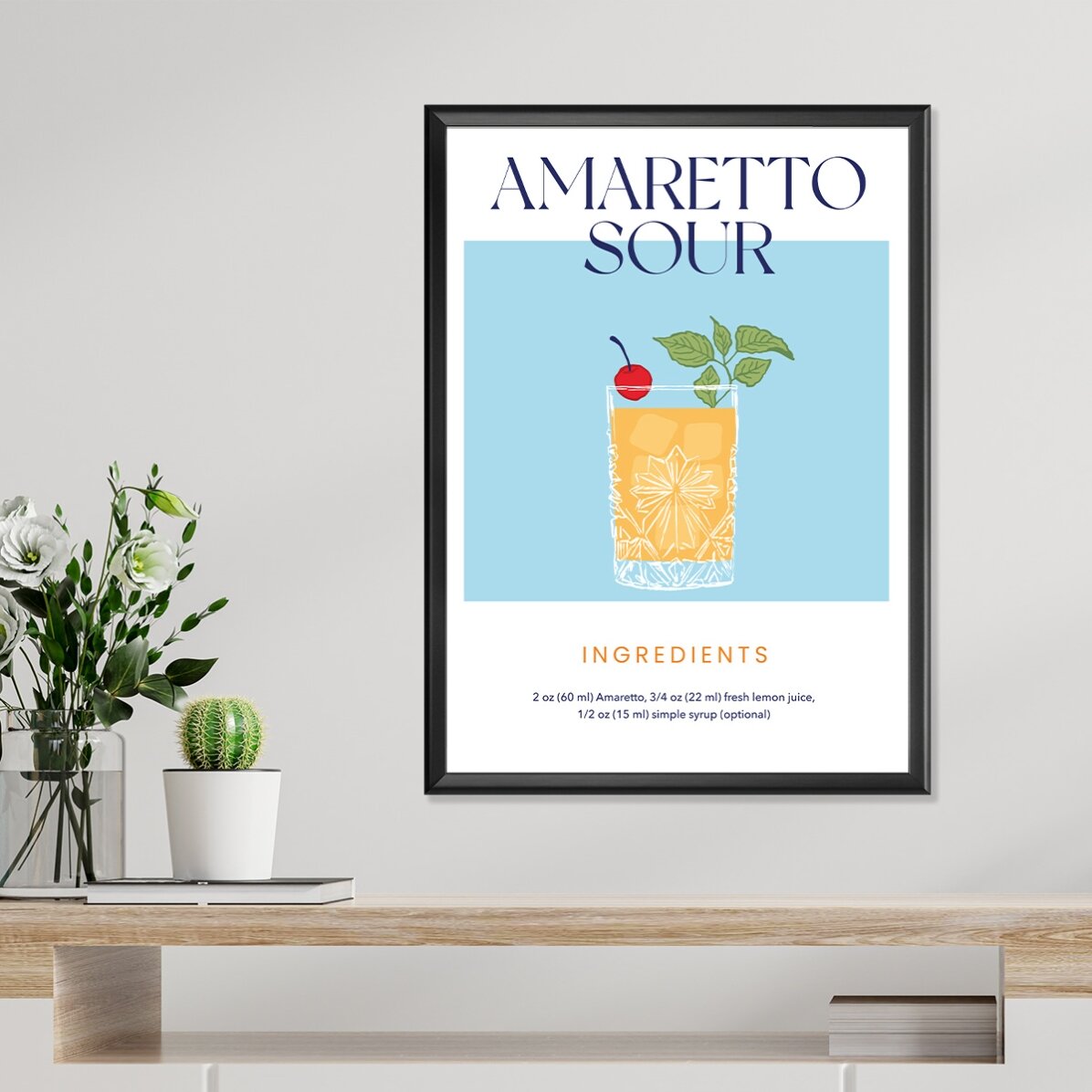 Poster Amaretto Sour