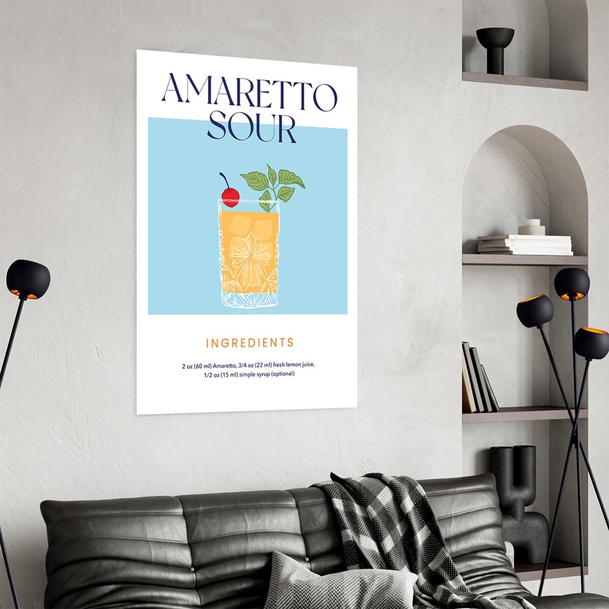 Poster Amaretto Sour
