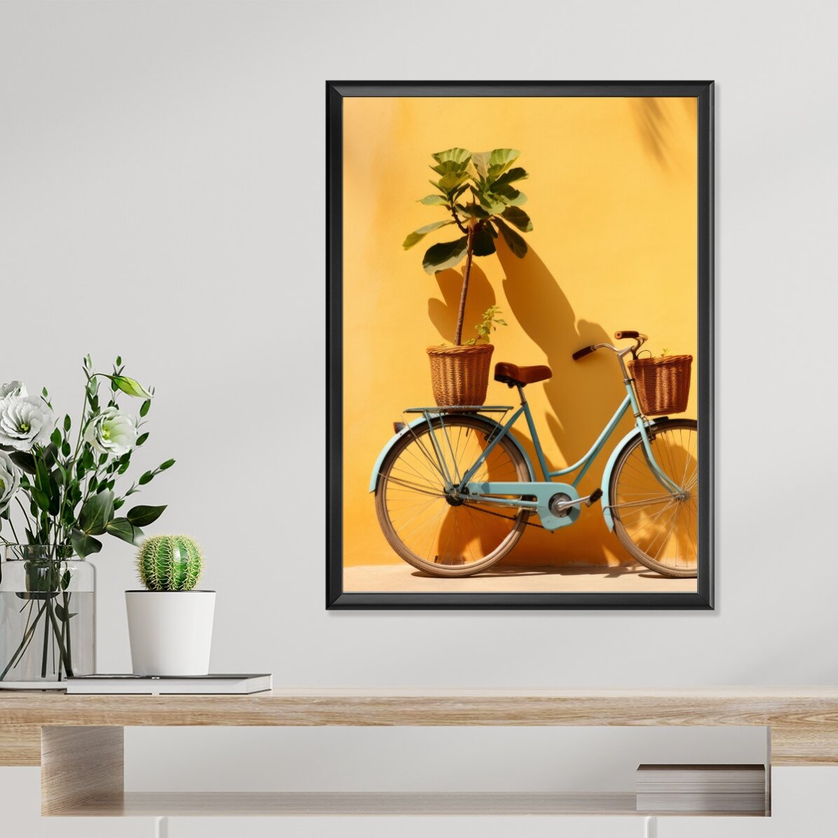 Affiche « Le vélo et la plante »