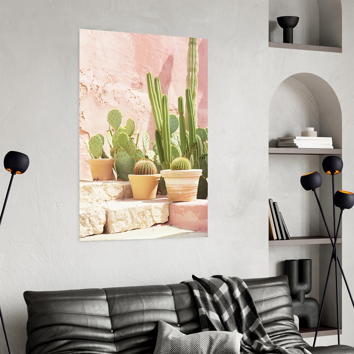 Poster met cactussen