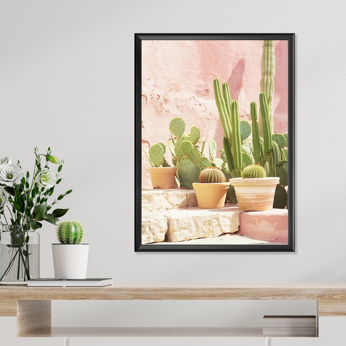 Poster met cactussen