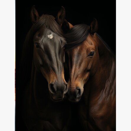 Affiche « Chevaux »