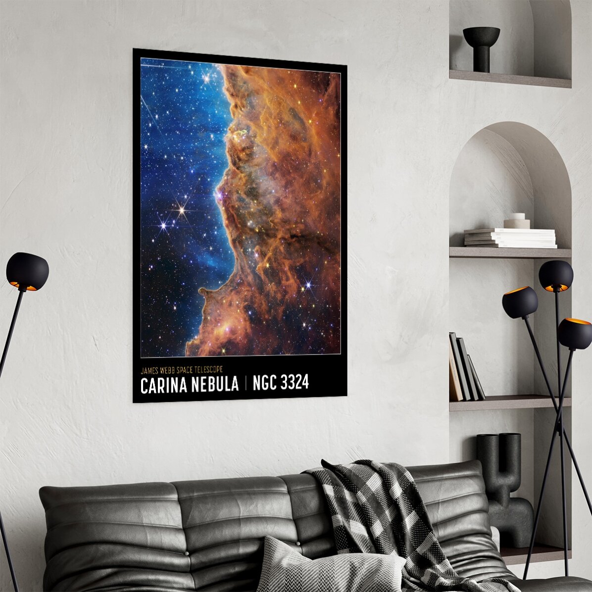 Poster van de Carina-nevel