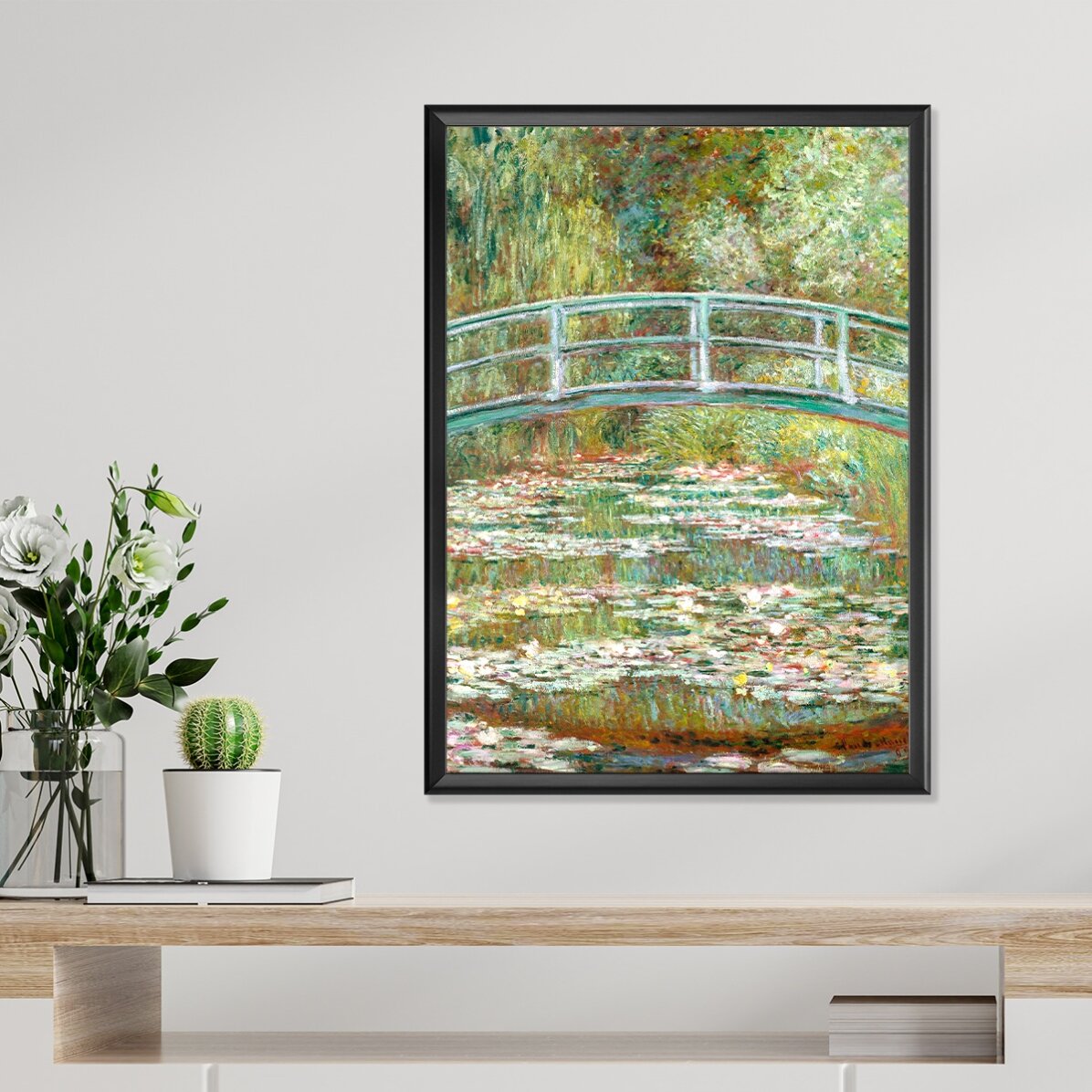 Affiche de Claude Monet, Le pont sur un étang aux nénuphars, 1899