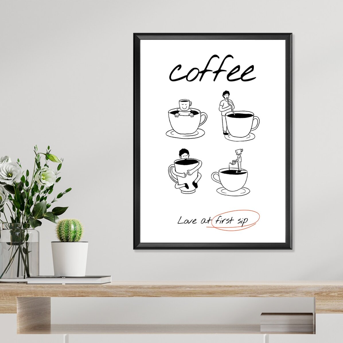 Affiche « Coffee love »