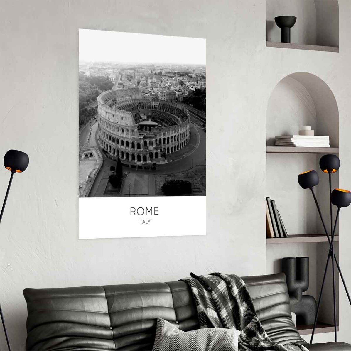 Poster van het Colosseum in Rome, Italië