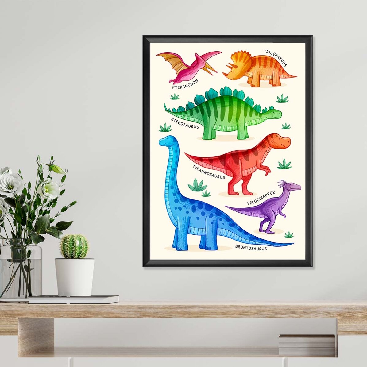 Affiche « Les dinosaures »