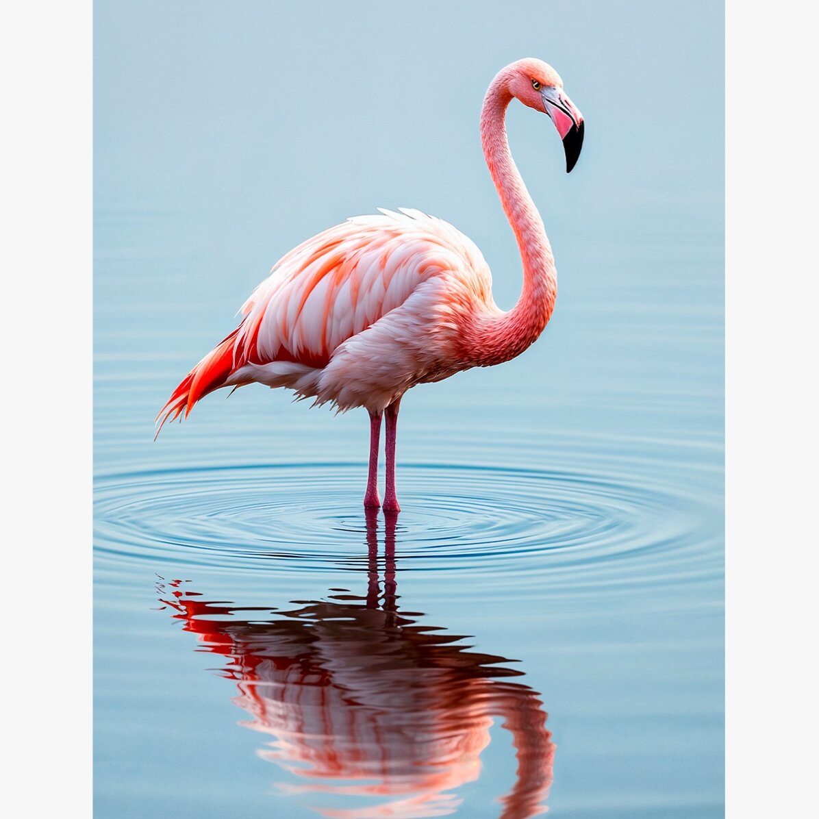 Affiche « Flamingo »