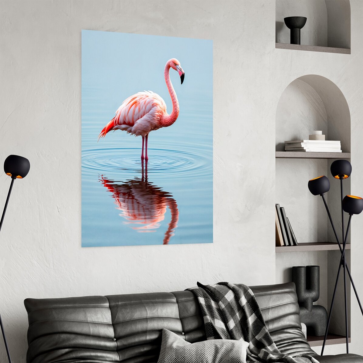 Affiche « Flamingo »