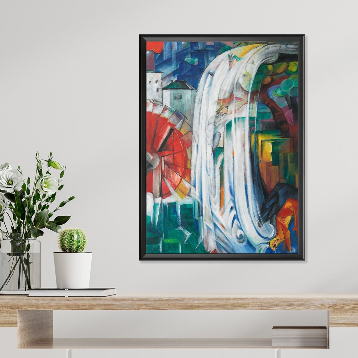 Affiche de Franz Marc, « Le moulin enchanté », 1913