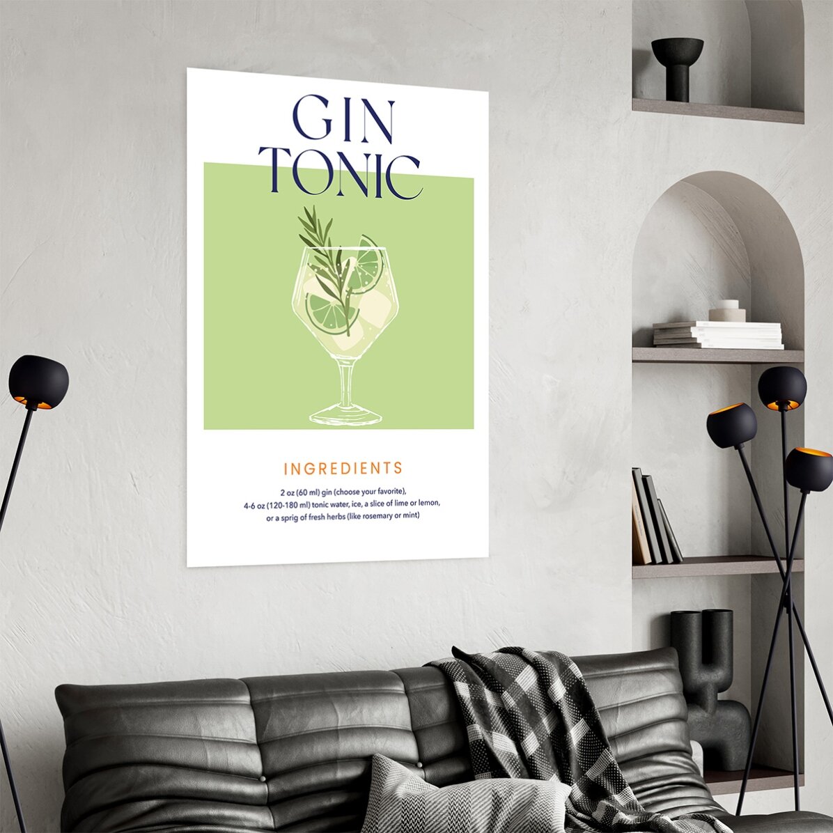 Poster Gin-tonic