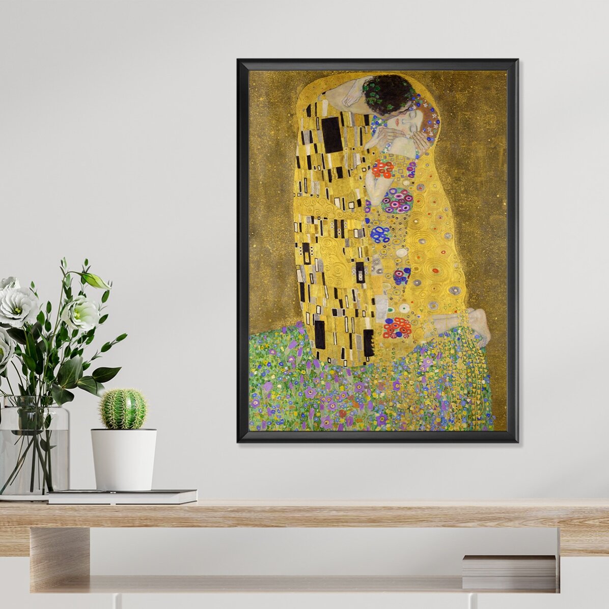 Affiche de Gustav Klimt, « Le Baiser », 1908