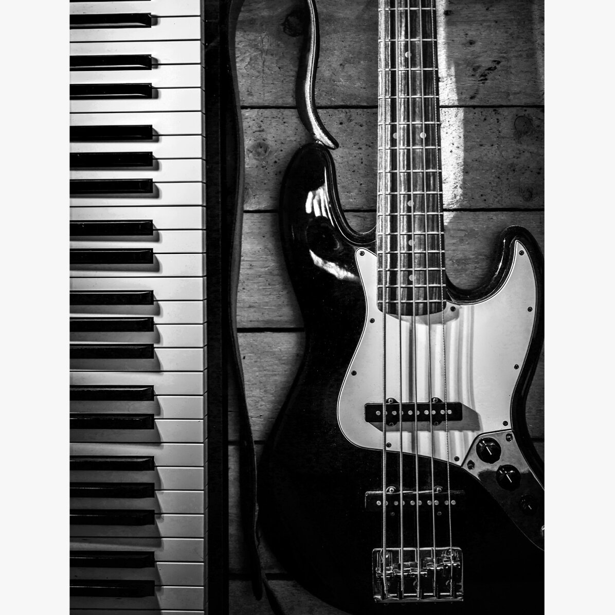 Poster met muziekinstrumenten