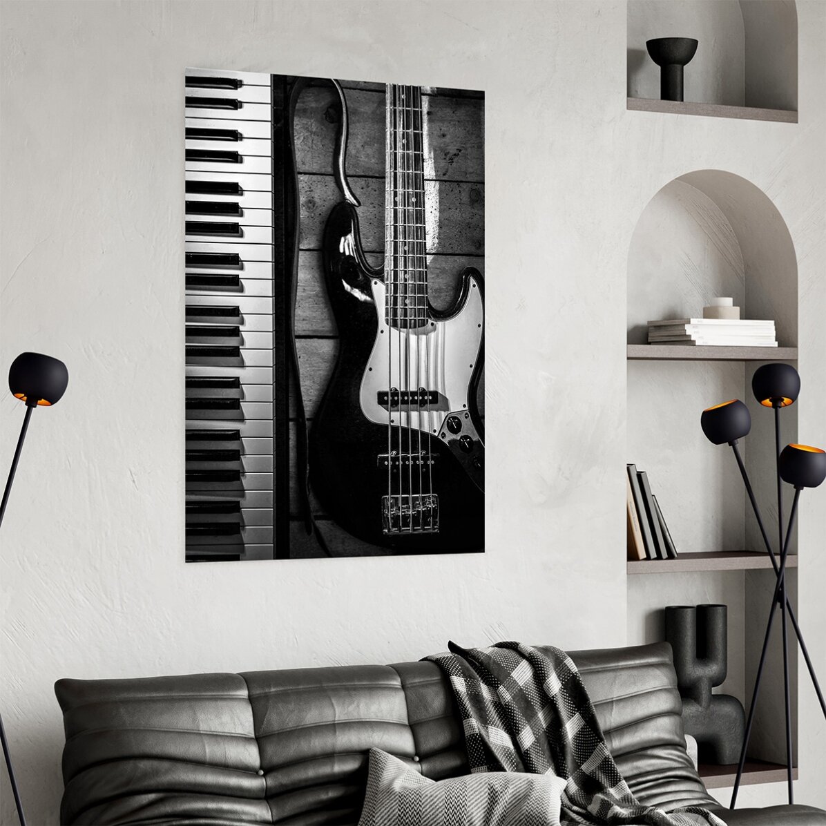 Poster met muziekinstrumenten
