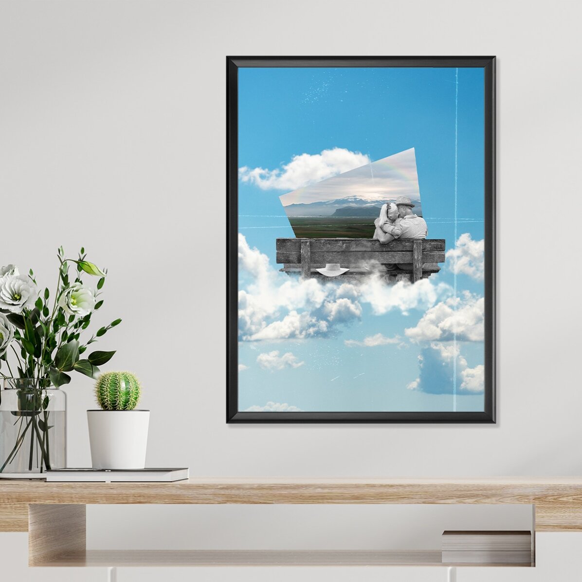Poster ‘Liefde tussen de wolken’