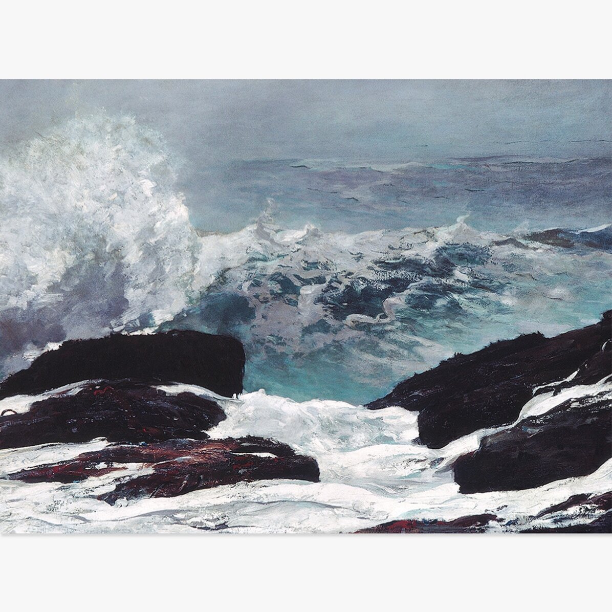Poster in liggend formaat - Winslow Homer - Northeaster 1895