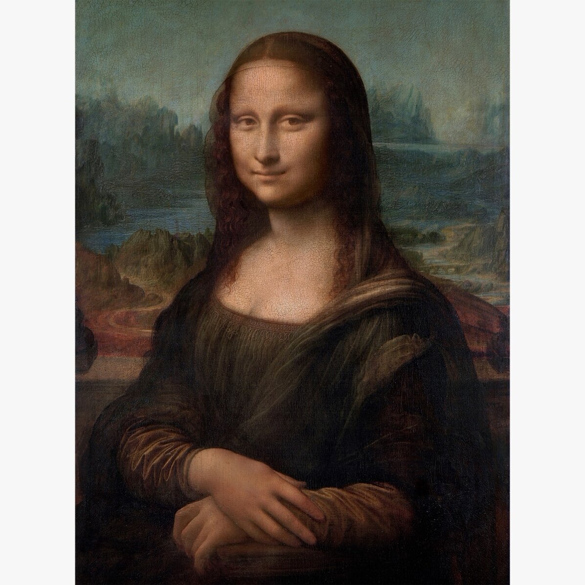Poster van Leonardo da Vinci, Mona Lisa del Giocondo, 1506