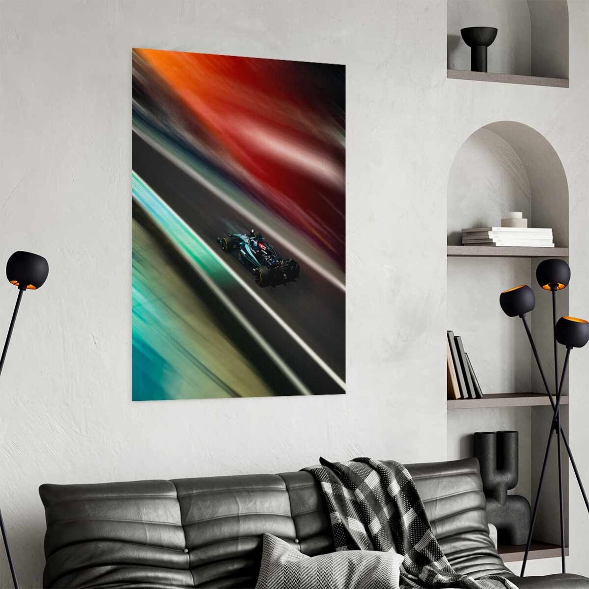 Affiche « Voiture de course »