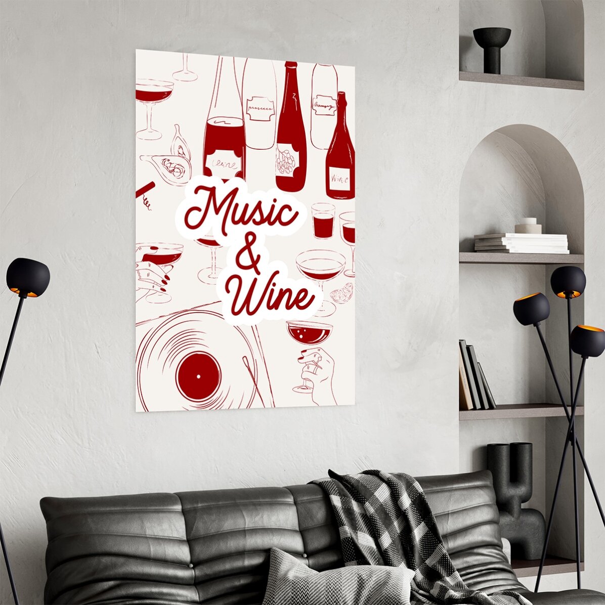 Affiche « Musique et vin »