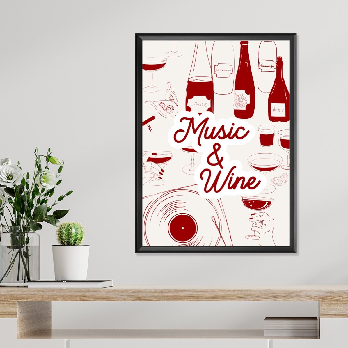 Affiche « Musique et vin »