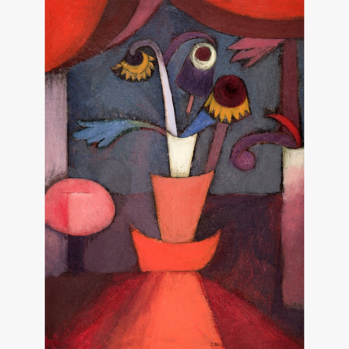 Poster van Paul Klee, Autumn Flower 1922