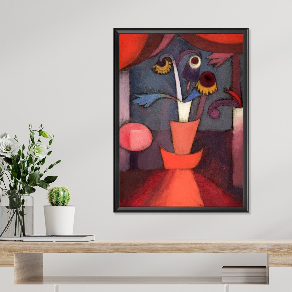 Poster van Paul Klee, Autumn Flower 1922