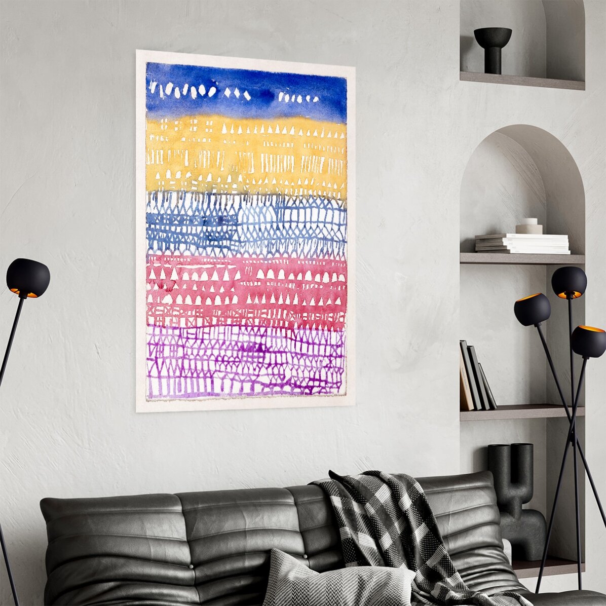 Affiche de Paul Klee, Old City, 1928