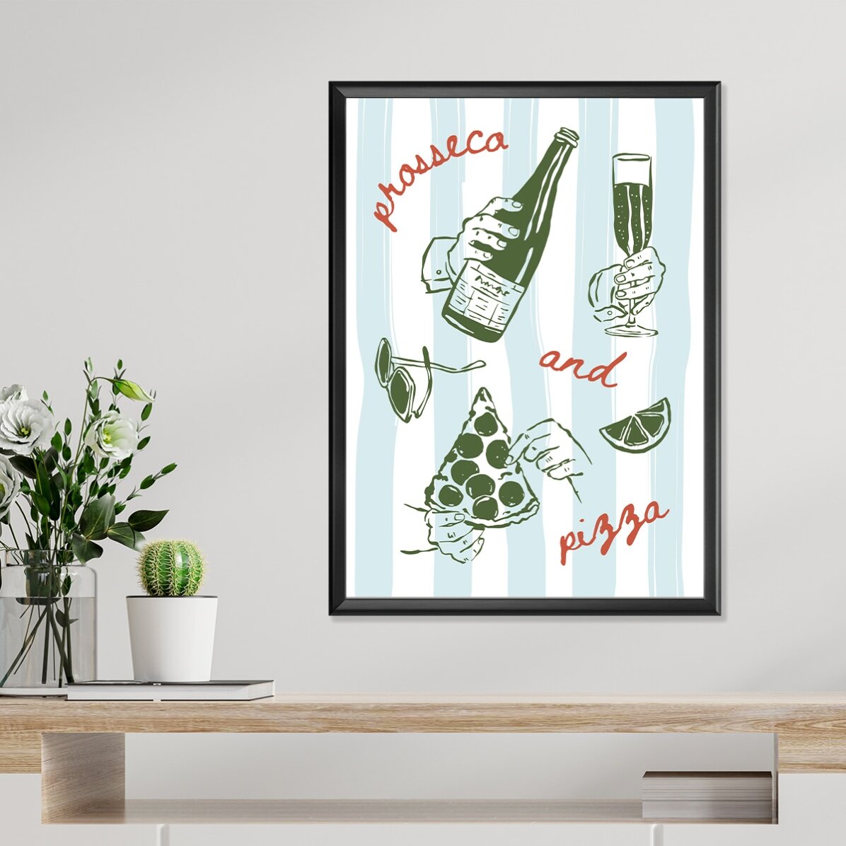 Poster Prosecco & Pizza
