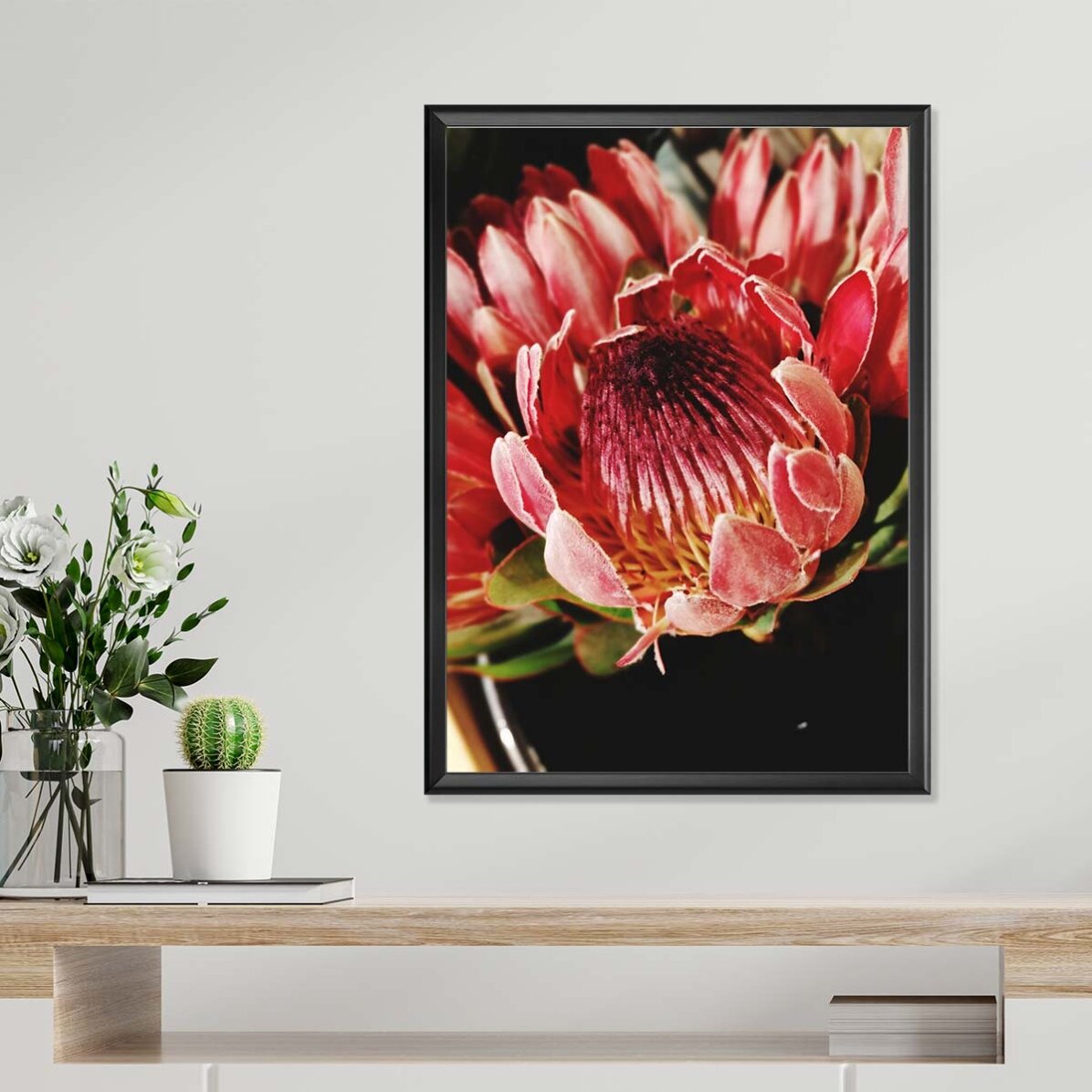 Poster Rode bloem
