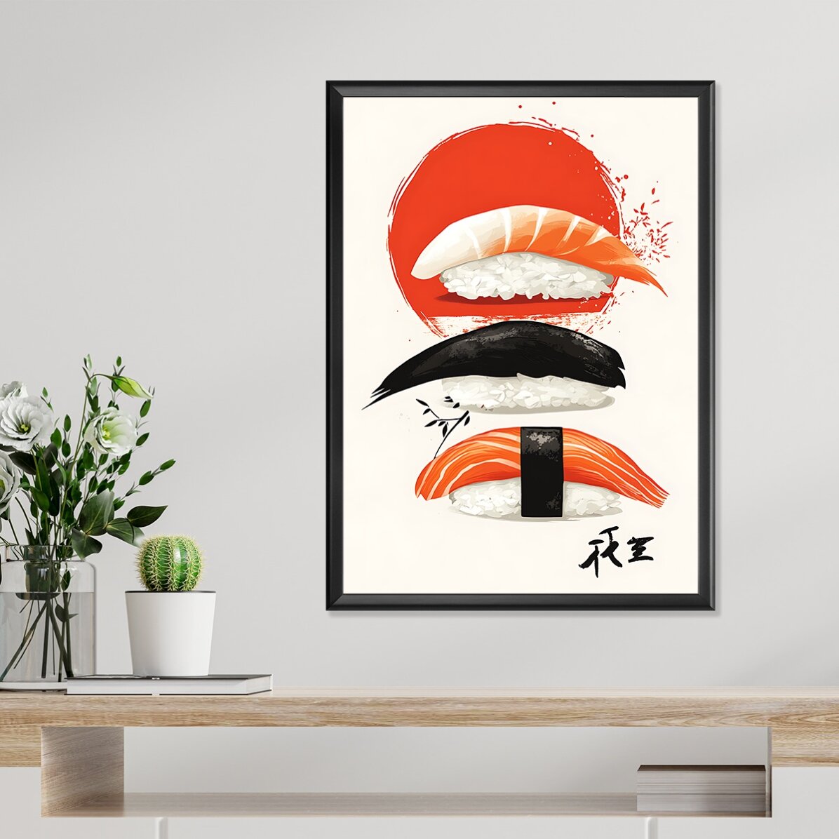 Affiche « Sushi art »