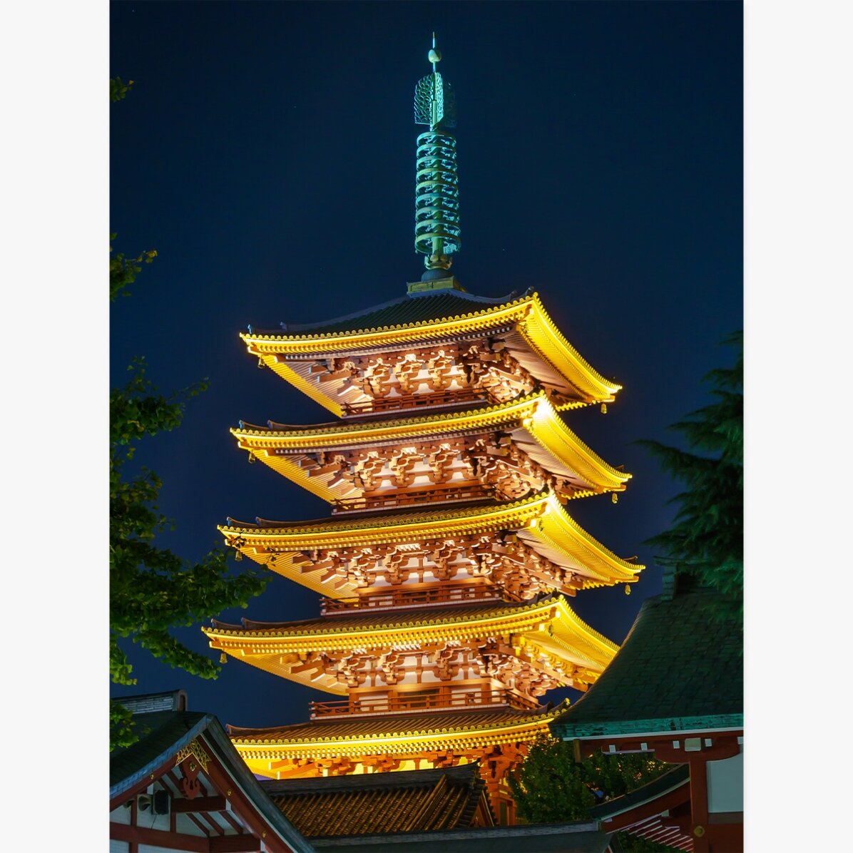 Affiche « Temple japonais »