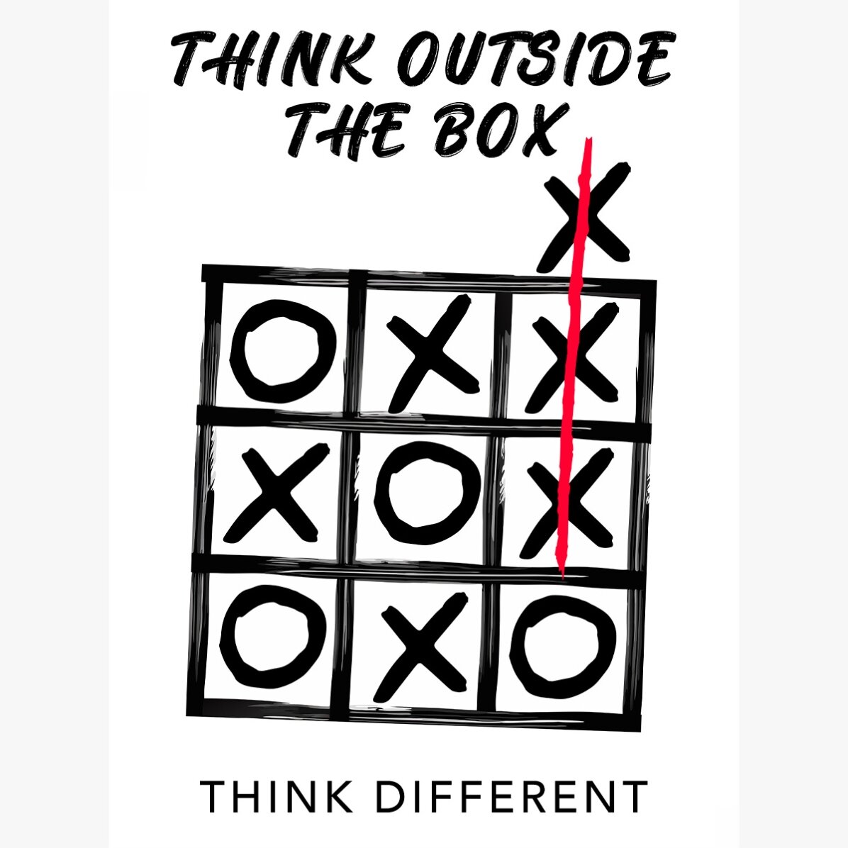 Affiche « Think outside the box »