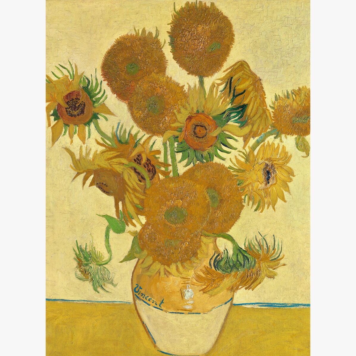 Poster Vincent van Gogh, Zonnebloem 1888