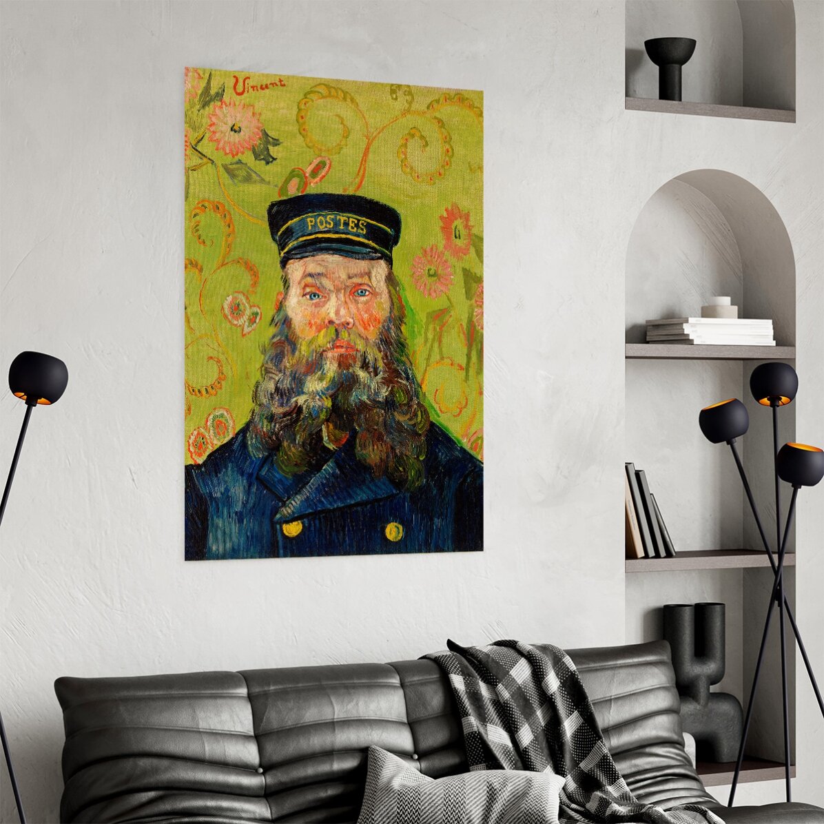 Poster Vincent van Gogh, De postbode Joseph Roulin 1889