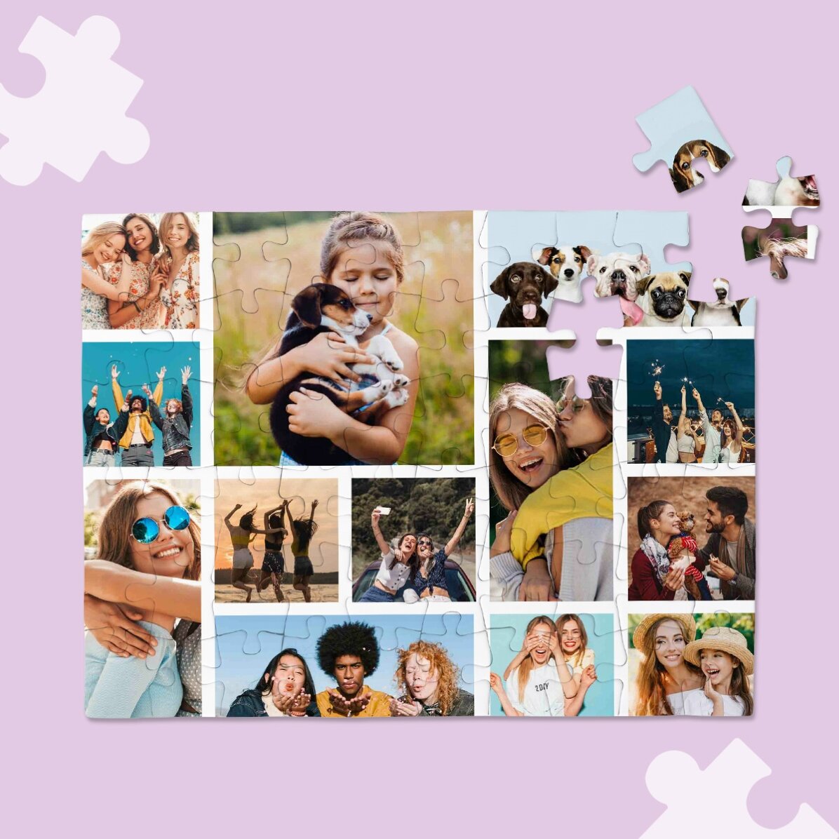 Gepersonaliseerde puzzel met 13 foto