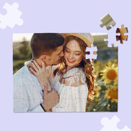 Gepersonaliseerde puzzel met een foto van 20 x 15 cm