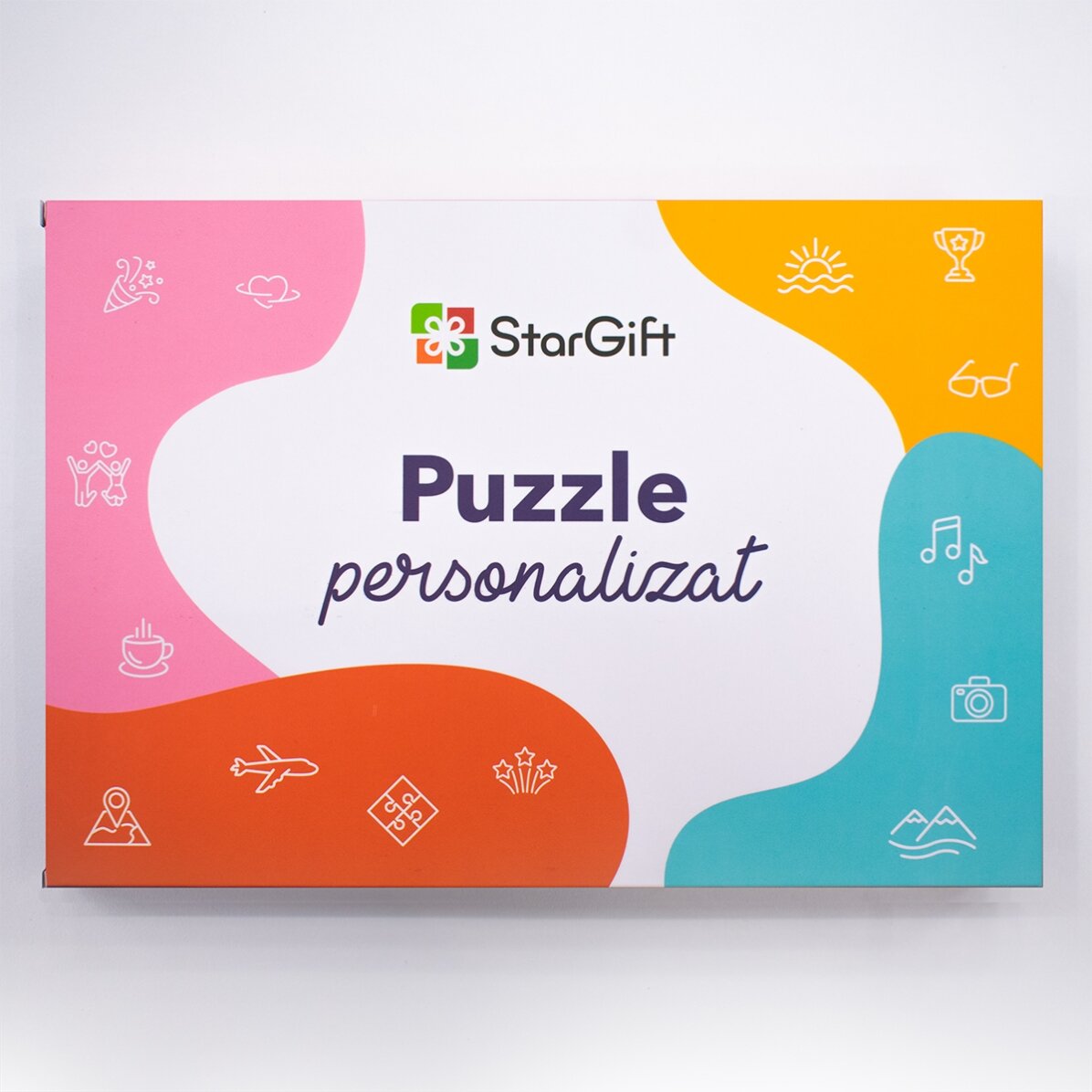 Puzzle personnalisé avec texte, 24 x 19 cm - Message caché
