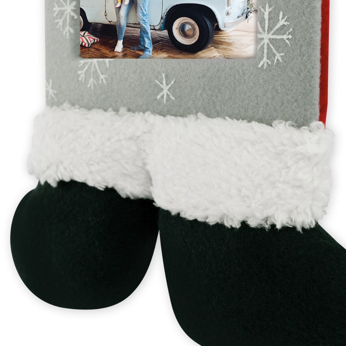 Fotolijst met de Kerstman en 3 foto